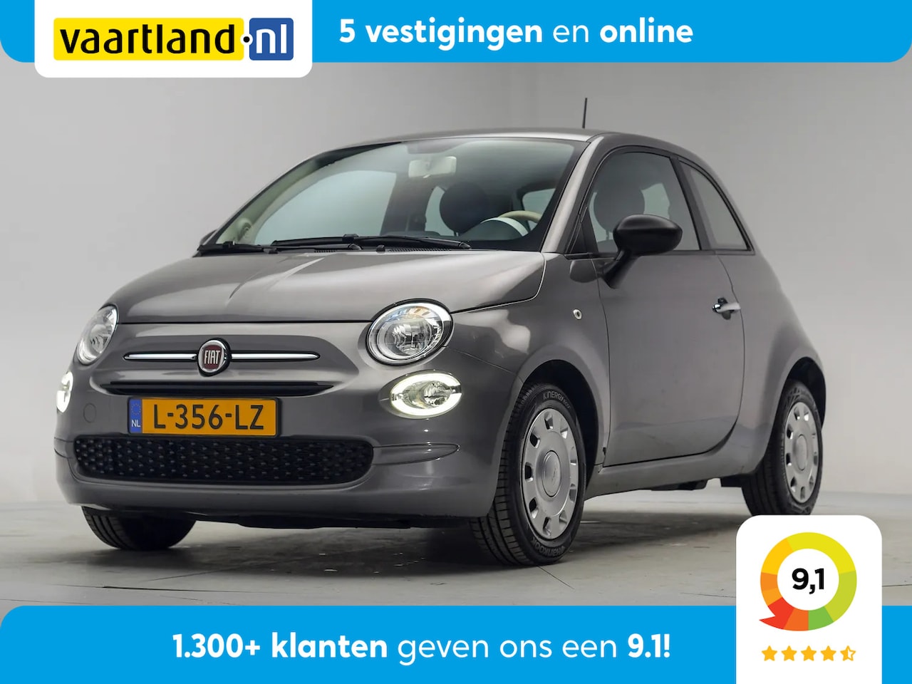 Fiat 500 - 1.0 Hybrid Cult [ Airco DAB Bluetooth ] - AutoWereld.nl