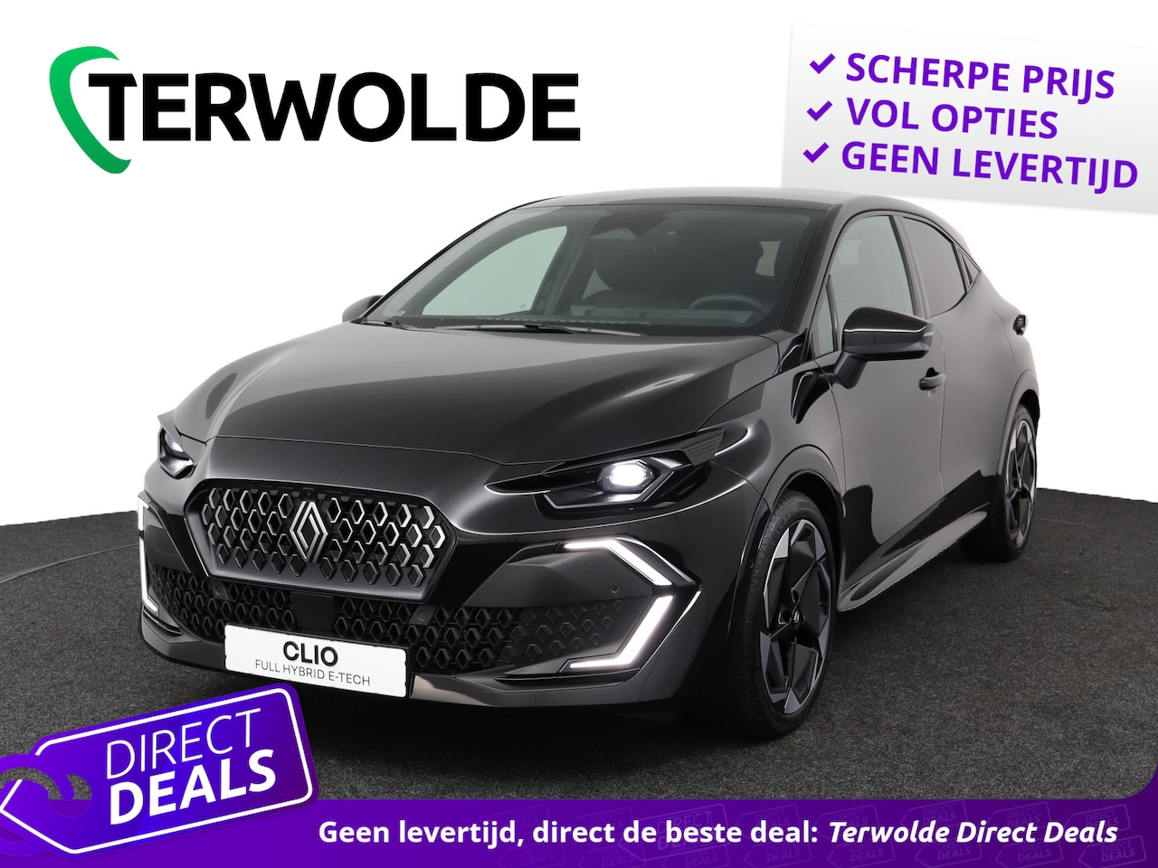 Renault Clio - techno full hybrid E-Tech 160 pk | lichtmetalen wielen 18""rythmic" | - AutoWereld.nl