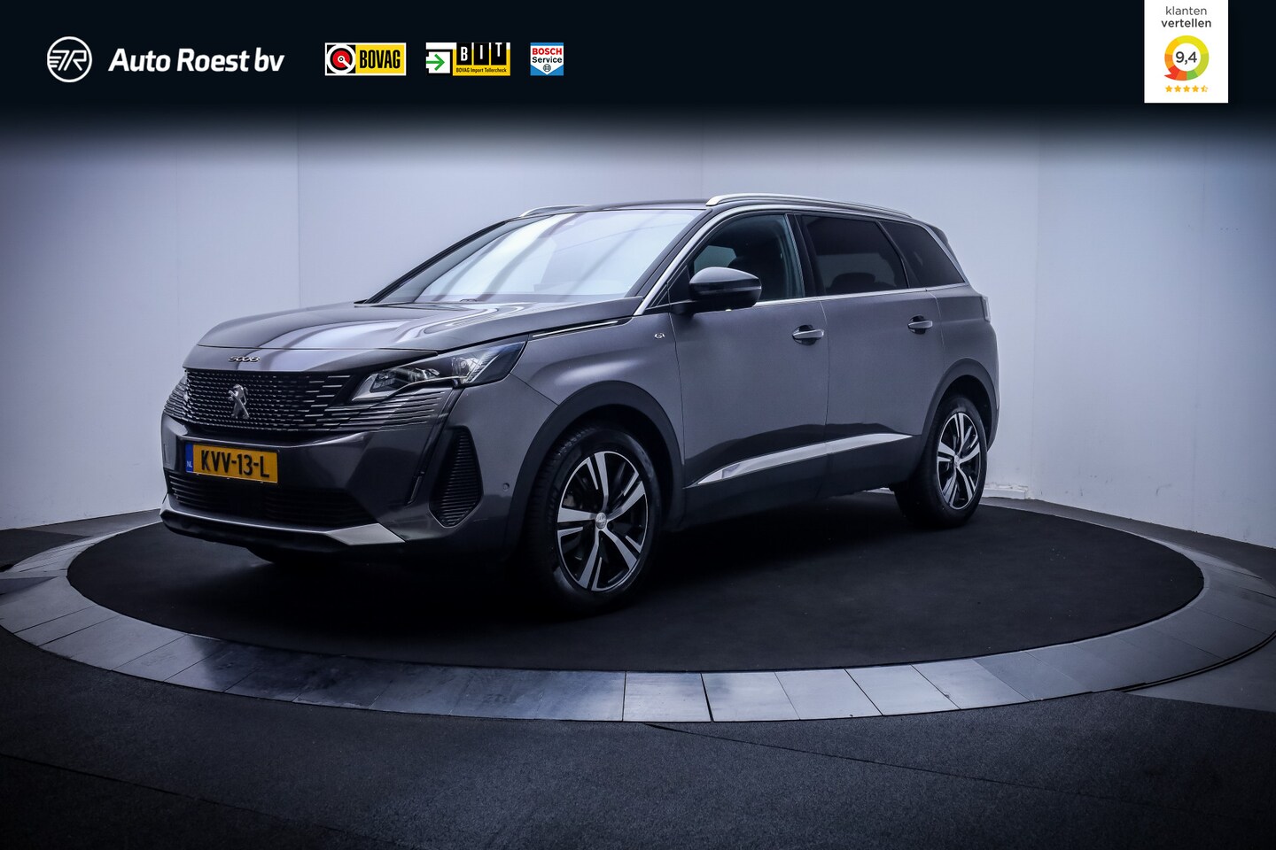 Peugeot 5008 - 1.2T 7p GT-PACK FULL LED | 360 CAM | ACC | CARPLAY | CLIMA | DAB | BLINDSPOT | LMV 18'' - AutoWereld.nl