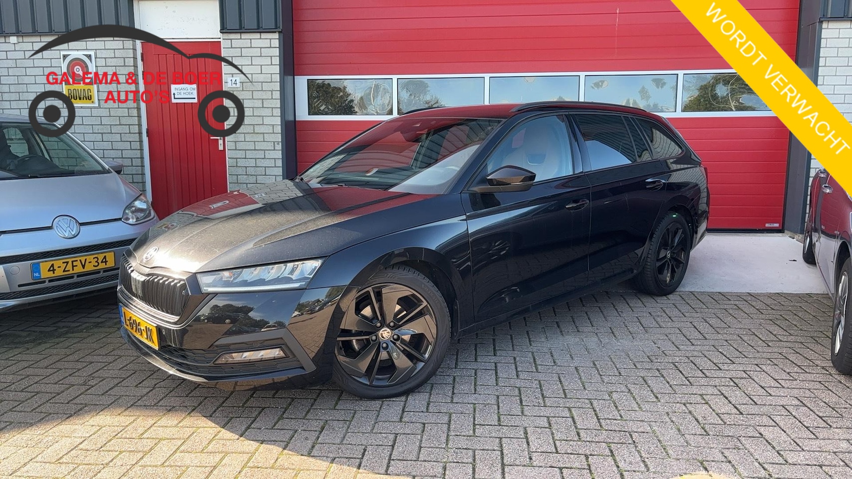 Skoda Octavia Combi - 1.0 e-TSI Sport Business AUTOMAAT / COGNAC LEDER / RS-STOELEN / FULL LED / CARPLAY / SFEER - AutoWereld.nl