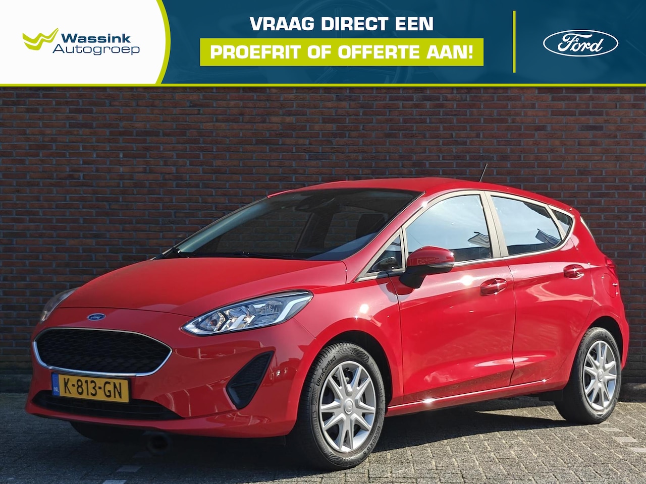 Ford Fiesta - 1.0 EcoBoost 95pk 5dr Connected I Airco | Cruise Control | Apple CarPlay | Android Auto | - AutoWereld.nl