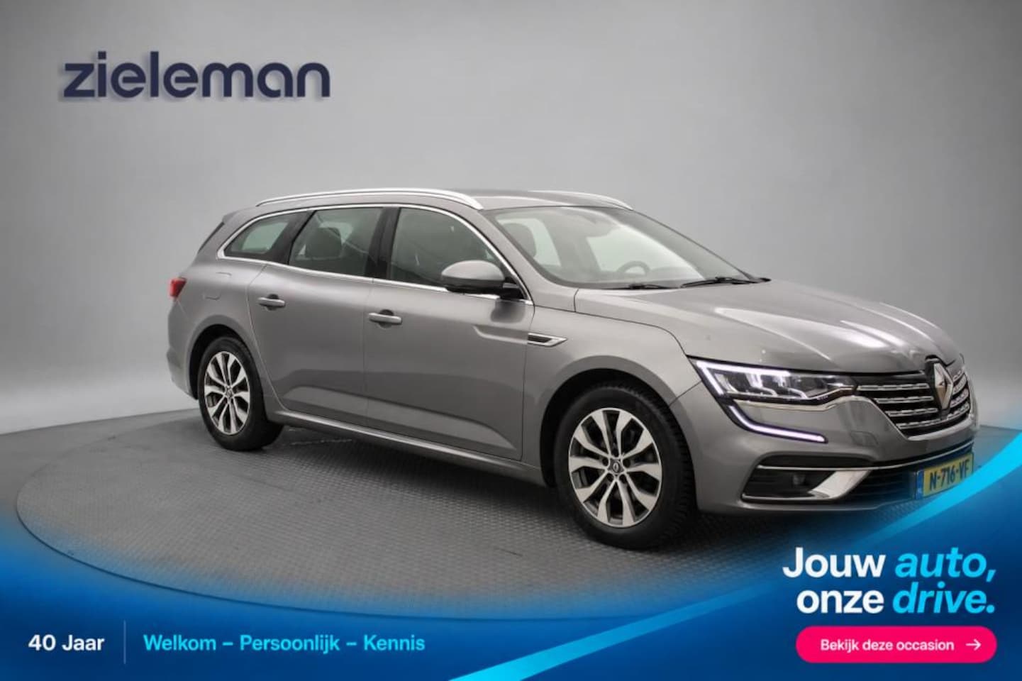 Renault Talisman Estate - 1.3 TCe Business Zen - Digitaal Cockpit, Carplay, Clima, Trekhaak - AutoWereld.nl