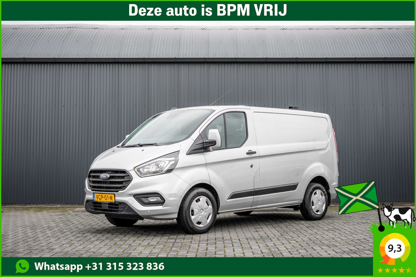 Ford Transit Custom - 2.0 EcoBlue L1H1 | Automaat | 3-Zits | Camera | Carplay | Cruise | PDC | Airco | Trekhaak - AutoWereld.nl