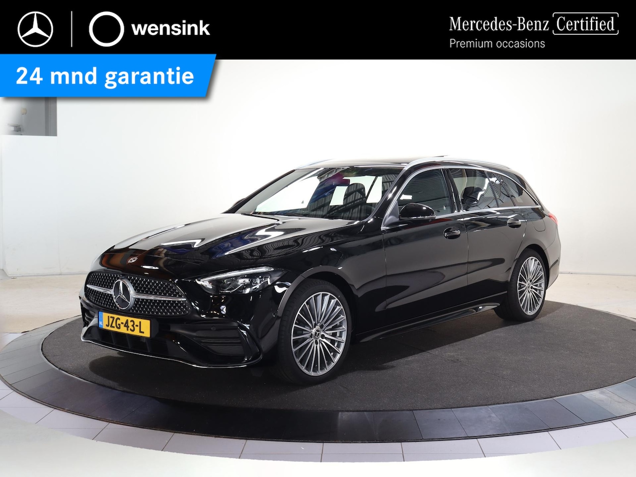 Mercedes-Benz C-klasse Estate - 300e Business Solution AMG | Panoramaschuifdak | Dodehoekassistent | Memorypakket | 360° c - AutoWereld.nl