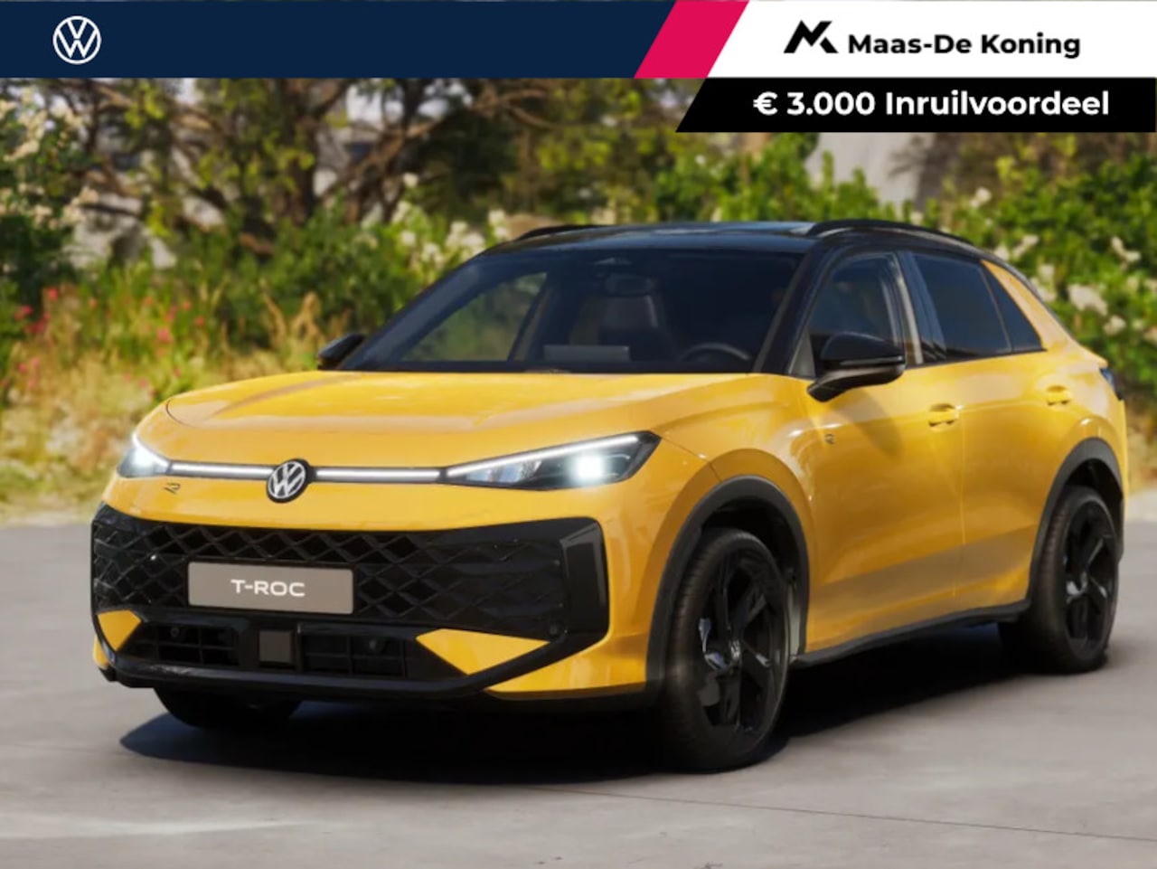 Volkswagen T-Roc - R-Line Edition 1.5 Hybrid 170 PK 7 versn. DSG · Black Style Pakket · Interieur Pakket Plus - AutoWereld.nl
