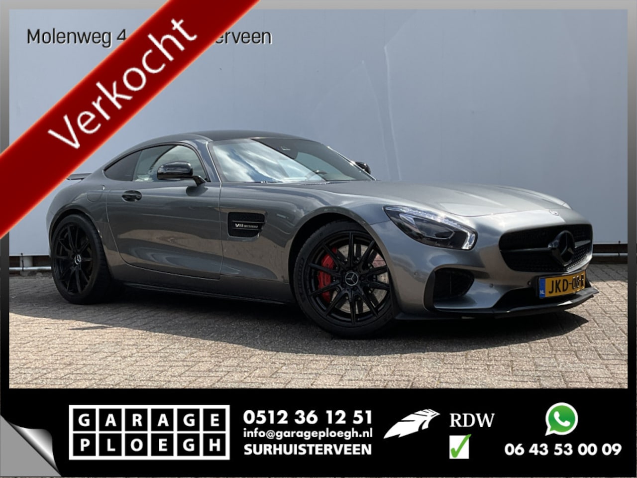 Mercedes-Benz AMG GT - 4.0 S Edition 1 Burmest AeroPack Pano Memory Schaalstoel Carplay - AutoWereld.nl