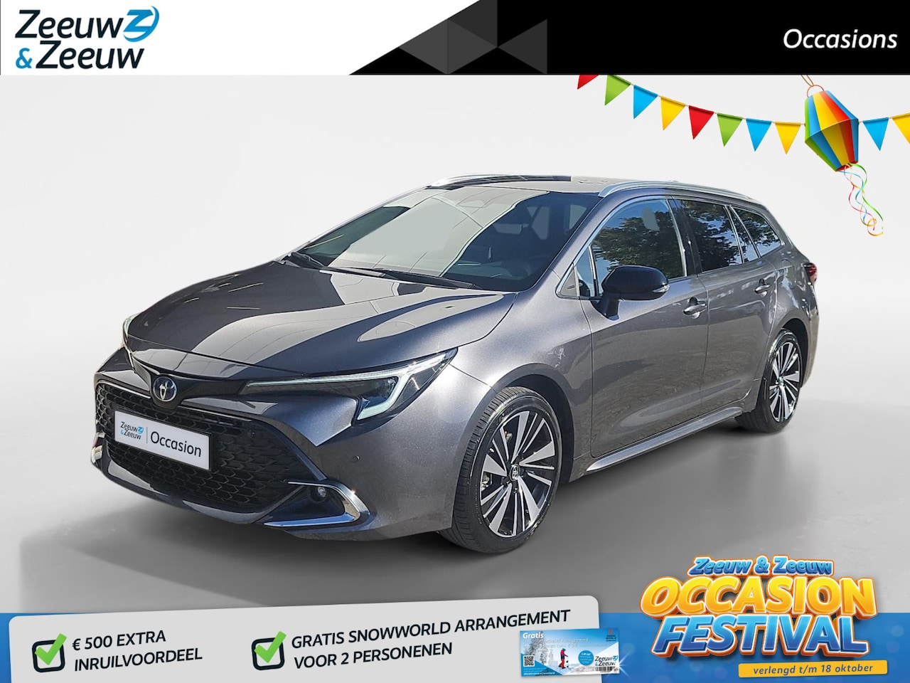 Toyota Corolla Touring Sports - Hybrid 140 Dynamic | Carplay | Parkeer Camera | Navigatie | Stoelverwarming | Parkeer sens - AutoWereld.nl