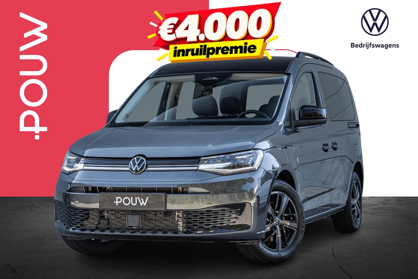 Volkswagen Caddy - Kombi 1.5 TSI 150pk DSG Hybride Limited Edition | Trekhaak | Winter Pakket | Navigatie - AutoWereld.nl