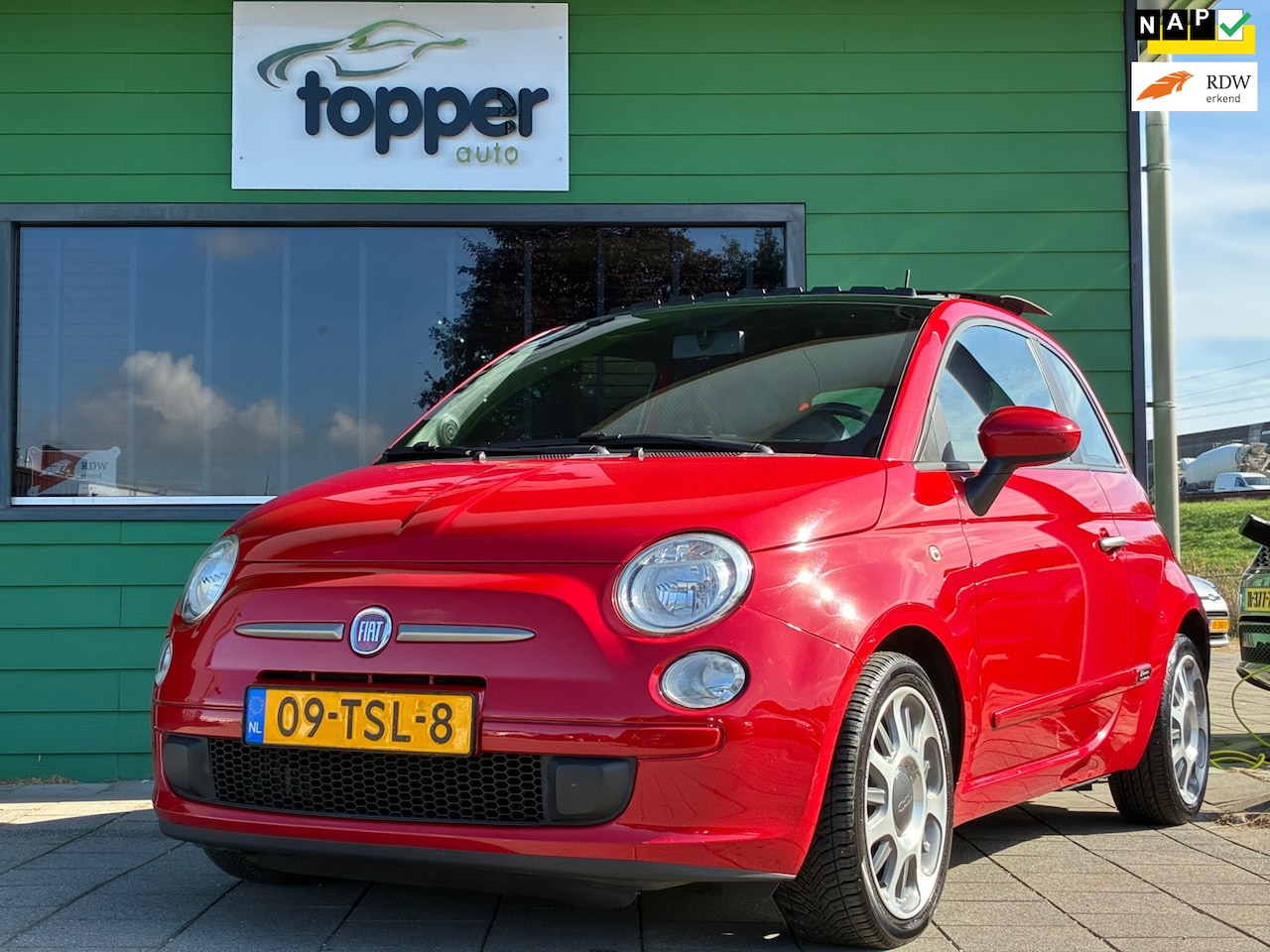 Fiat 500 - 0.9 TwinAir Plus|Schuif/KantelDak|Airco|LM-Velgen|Trekhaak|PDC|NAP|Nieuwe APK|Elektr.ramen - AutoWereld.nl