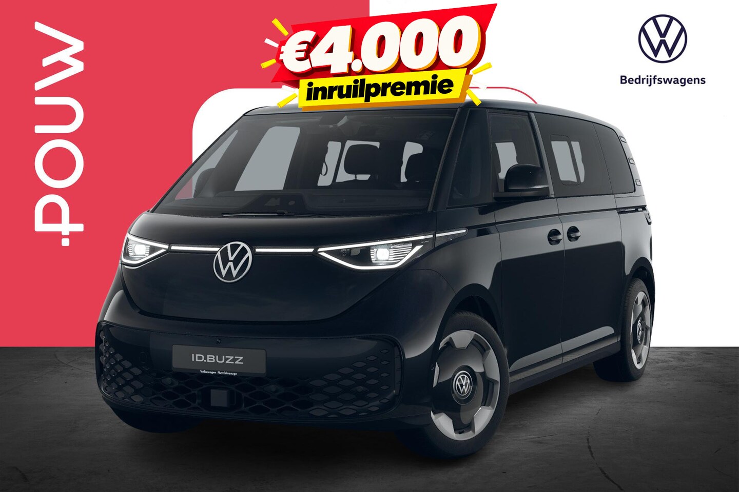 Volkswagen ID. Buzz - 286pk Pro Bulli Limited Edition 86 kWh LWB 7p. | Design Pakket | 20" Velgen - AutoWereld.nl