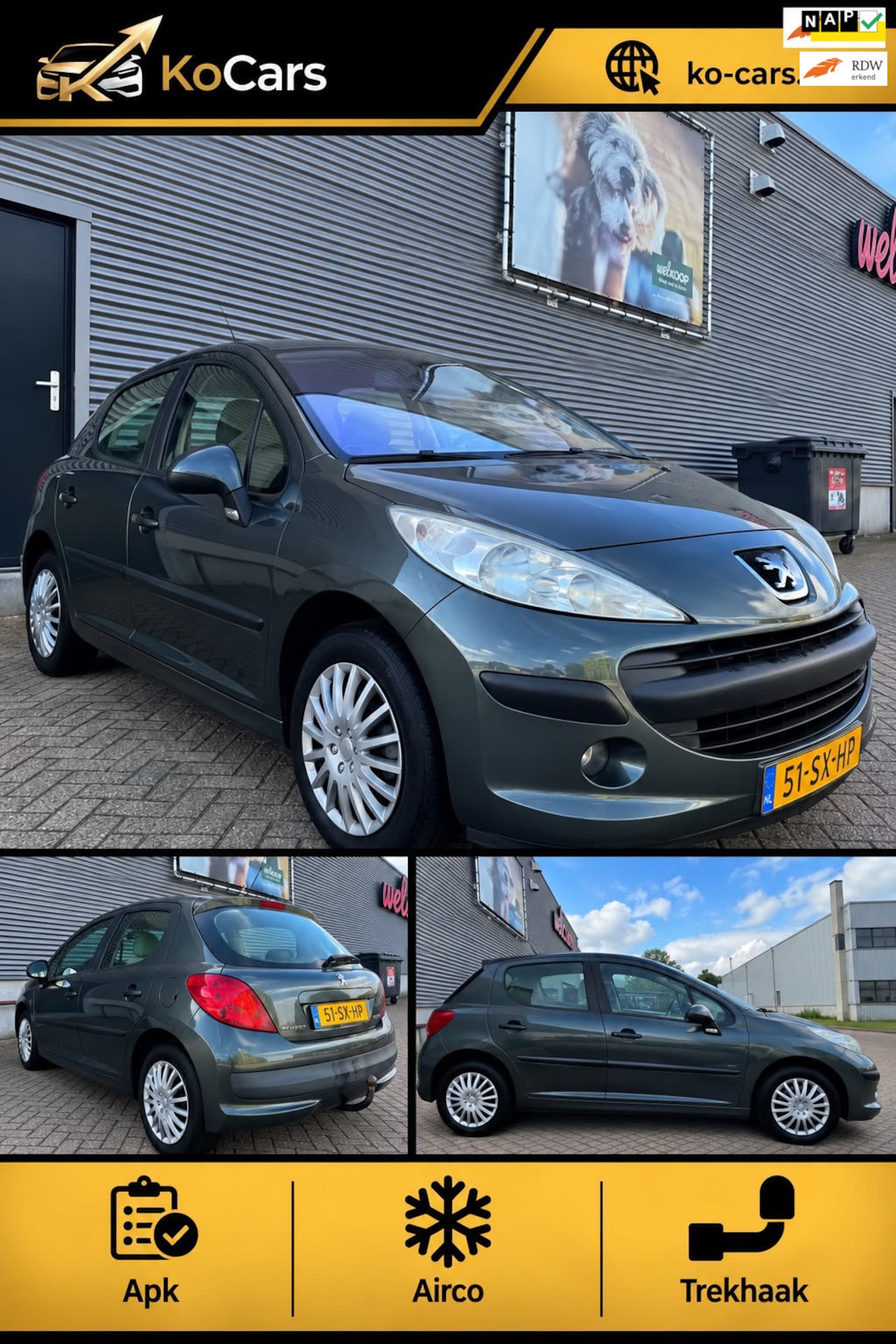 Peugeot 207 - / Apk / Airco / Trekhaak - AutoWereld.nl