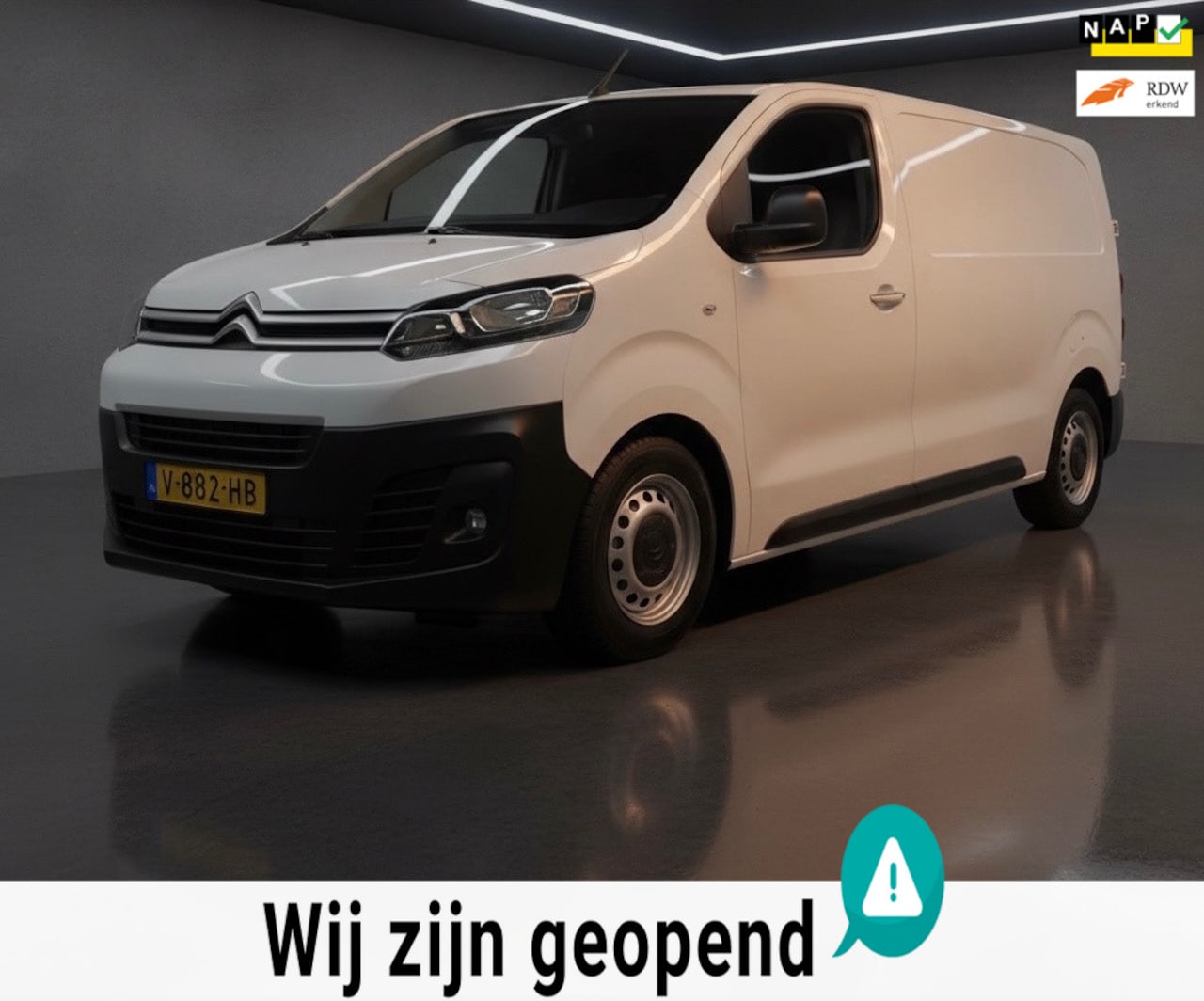 Citroën Jumpy - 1.6 BlueHDI 95 Club M-elektrische zijdeuren-airco-cruise control-apk-beurt gehad - AutoWereld.nl