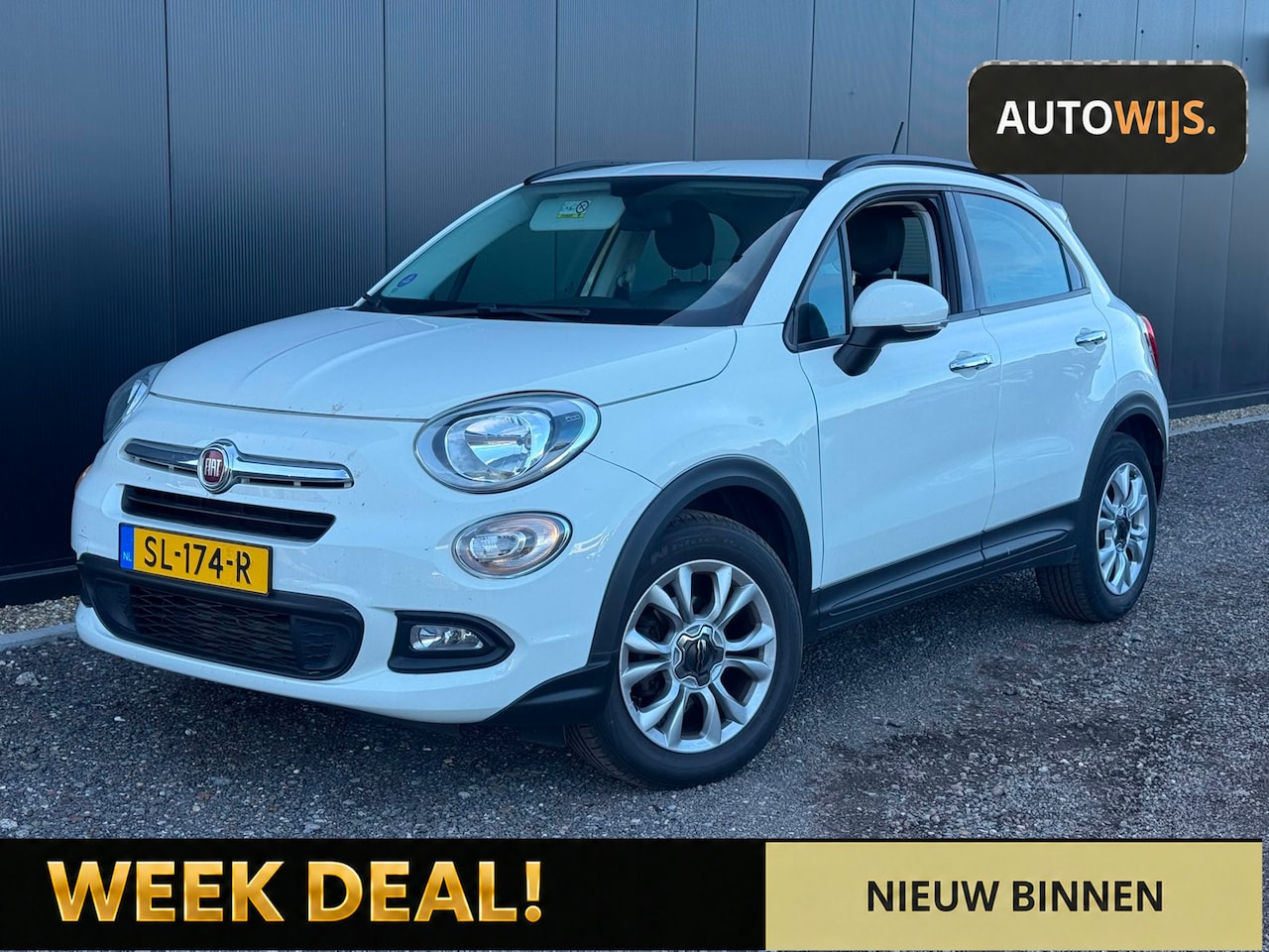 Fiat 500 X - 1.4 Turbo MultiAir Opening Edition|NAVI|TREKHAAK|LM-VELG|APK 2027 - AutoWereld.nl