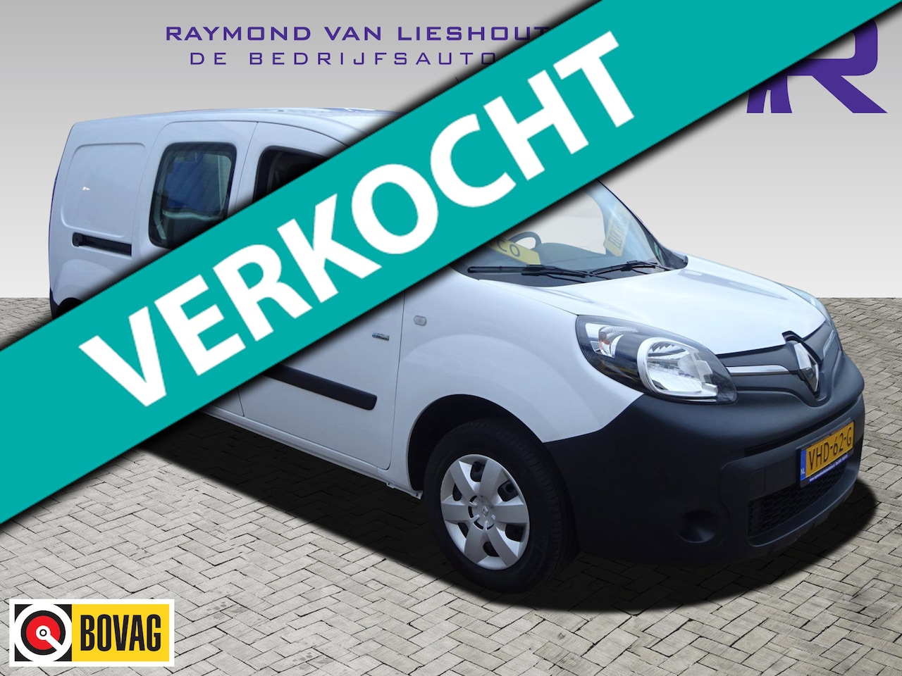 Renault Kangoo - Z.E. 33 Maxi INCL KOOPACCU SOH 90% AIRCO NAVI CRUISE PDC 100 % Elektrisch - AutoWereld.nl