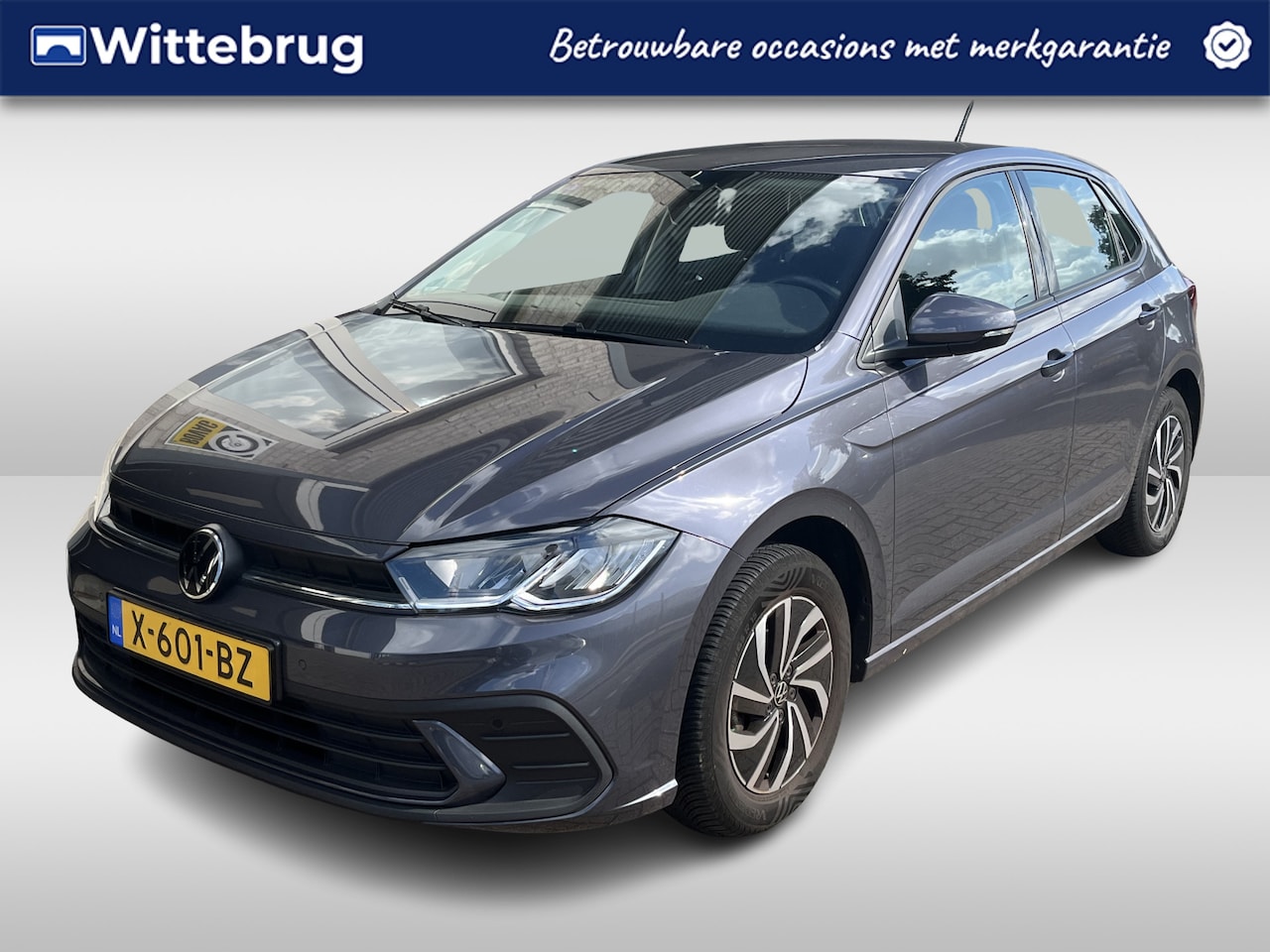 Volkswagen Polo - 1.0 TSI Life / APP-CONNECT/ ADAPTIVE CRUISE/ PARK.SENSOREN V+A/ DIGITAL DASH/ NAVI/ DAB/ C - AutoWereld.nl