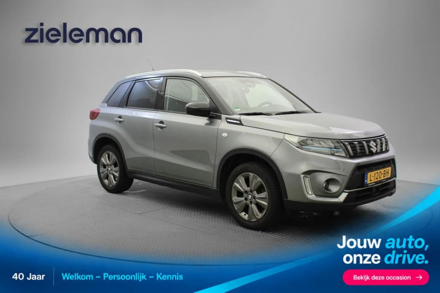 Suzuki Vitara - 1.4 Boosterjet Select Smart Hybrid - Carplay, Camera, Clima, Stoelverw. Trekhaak - AutoWereld.nl