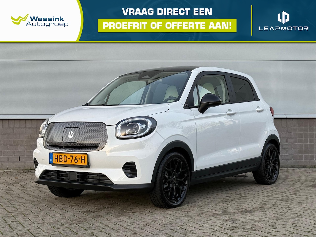 Leapmotor T03 - EV 37,3 kWh 95 pk Design | Bruut Edition | Leerpakket | Privacy Glass | Panoramadak | Acht - AutoWereld.nl