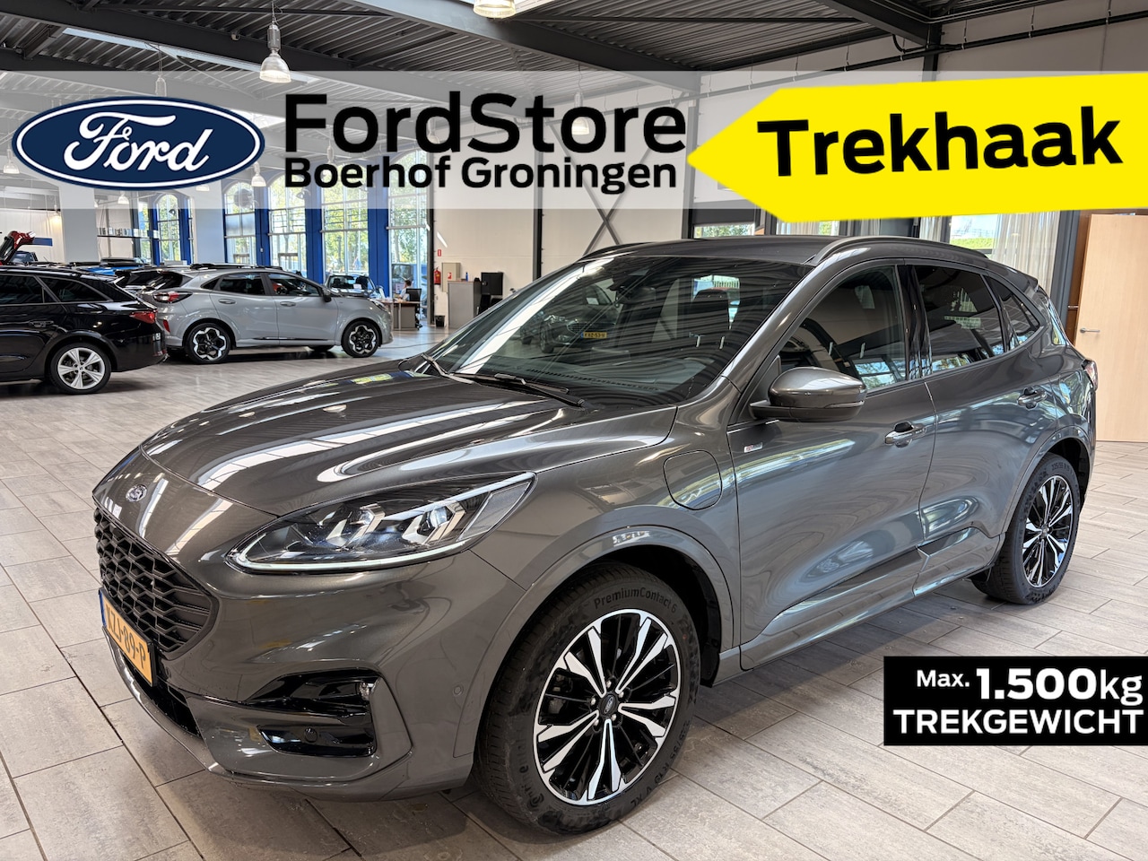 Ford Kuga - 2.5 PHEV ST-Line X | Dealer onderhouden | Trekhaak | Winter Pack | AGR | Adapt. Cruise | 1 - AutoWereld.nl