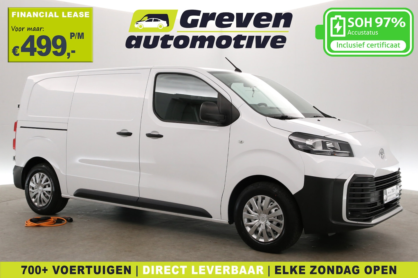 Toyota ProAce Electric Worker - 75 kWh L2H1 | Snelladen | SOH 97% | Airco | Camera | Carplay | Cruise | Virtual | 3 Zits - AutoWereld.nl