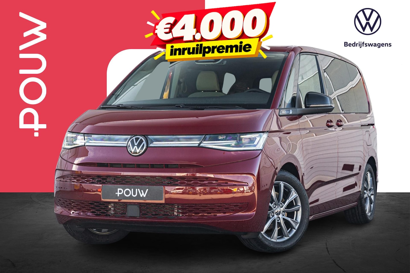 Volkswagen Multivan - 1.5 eHybrid 245pk L1 Bulli Edition 4Motion 6p. | 18" Velgen | Navigatie - AutoWereld.nl