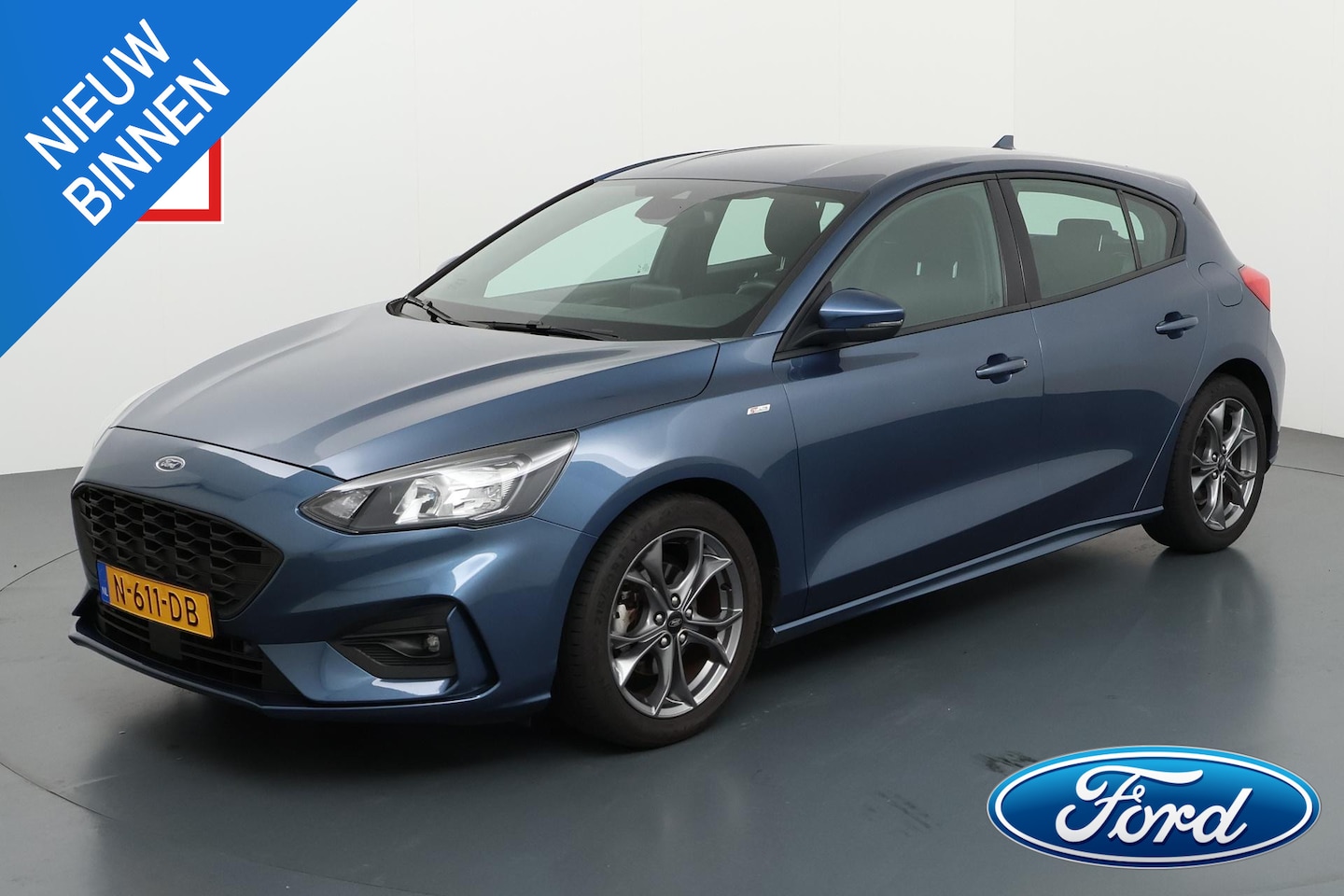 Ford Focus - 1.0 EcoBoost Hybrid ST Line Navi Camera Keyless NL-Auto 1e Eigenaar 5drs Dealeronderhouden - AutoWereld.nl