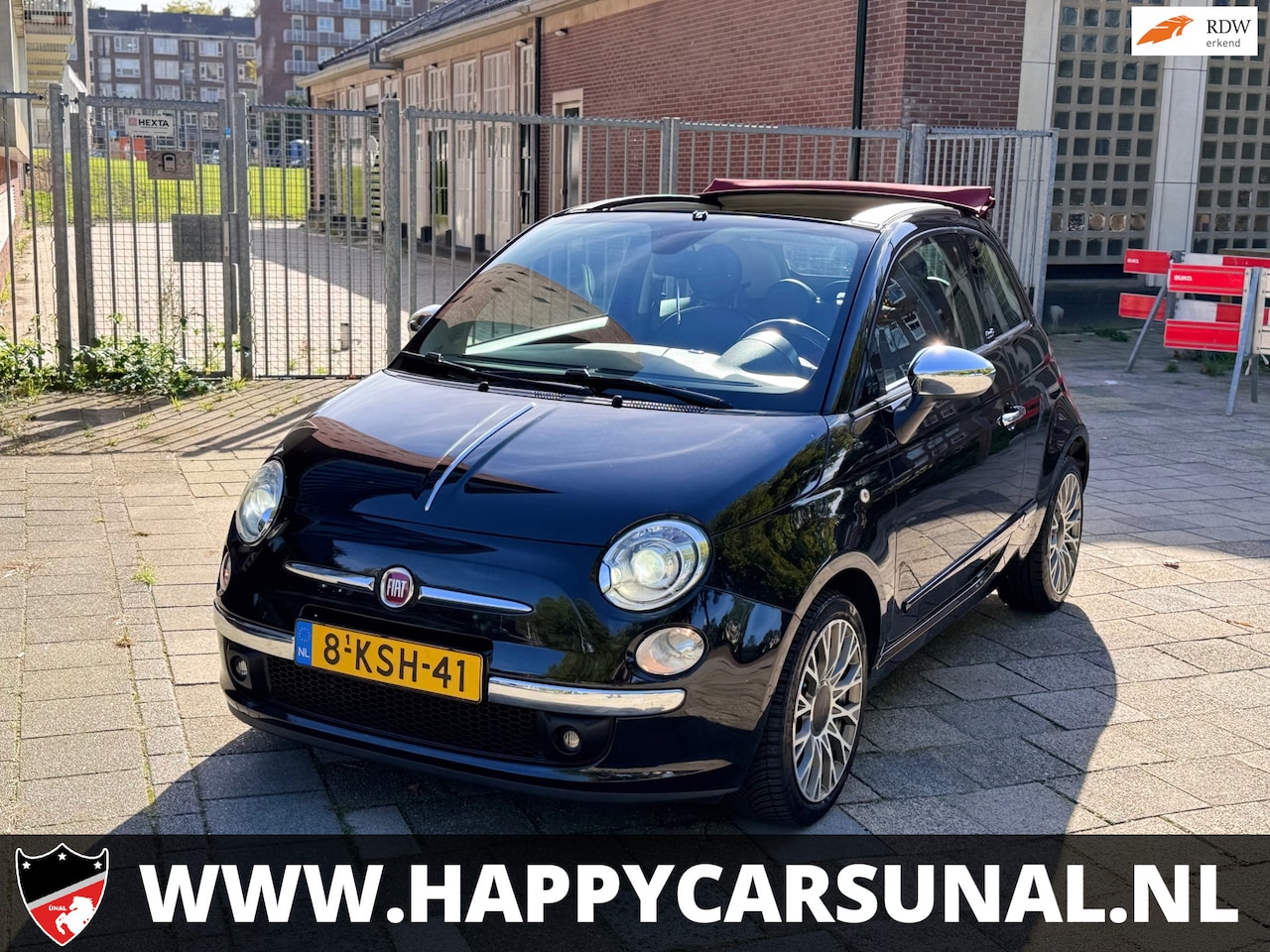 Fiat 500 C - 0.9 TwinAir Lounge 0.9 TwinAir Lounge, AIRCO, LEER, XENON, NAP - AutoWereld.nl