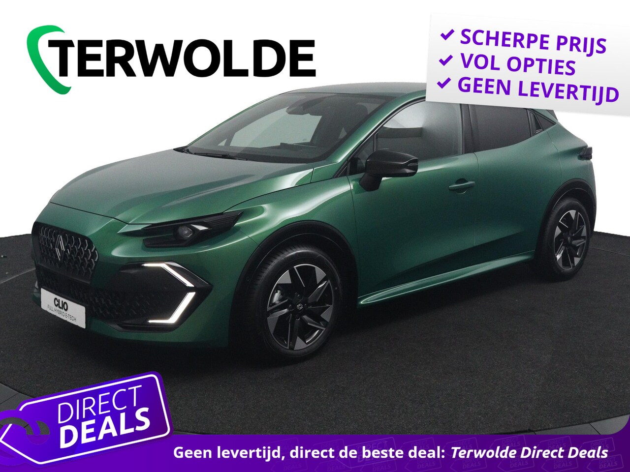 Renault Clio - techno full hybrid E-Tech 160 pk | pack winter, safety & parking | all-season banden | ver - AutoWereld.nl