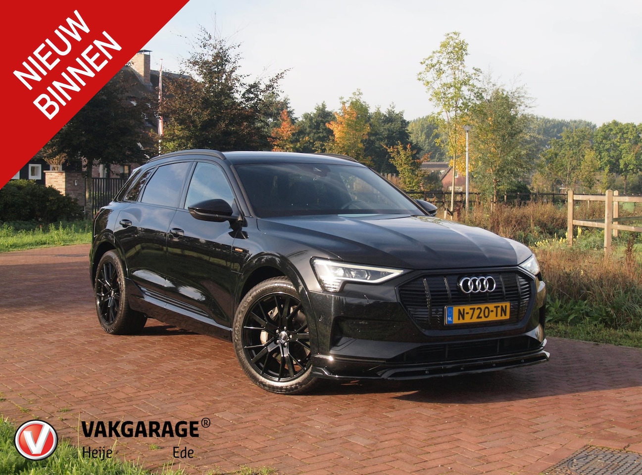 Audi e-tron - 55 quattro Advanced edition Plus 95 kWh | Black Optic Pakket | Maxton Spoiler | NL-Auto | - AutoWereld.nl