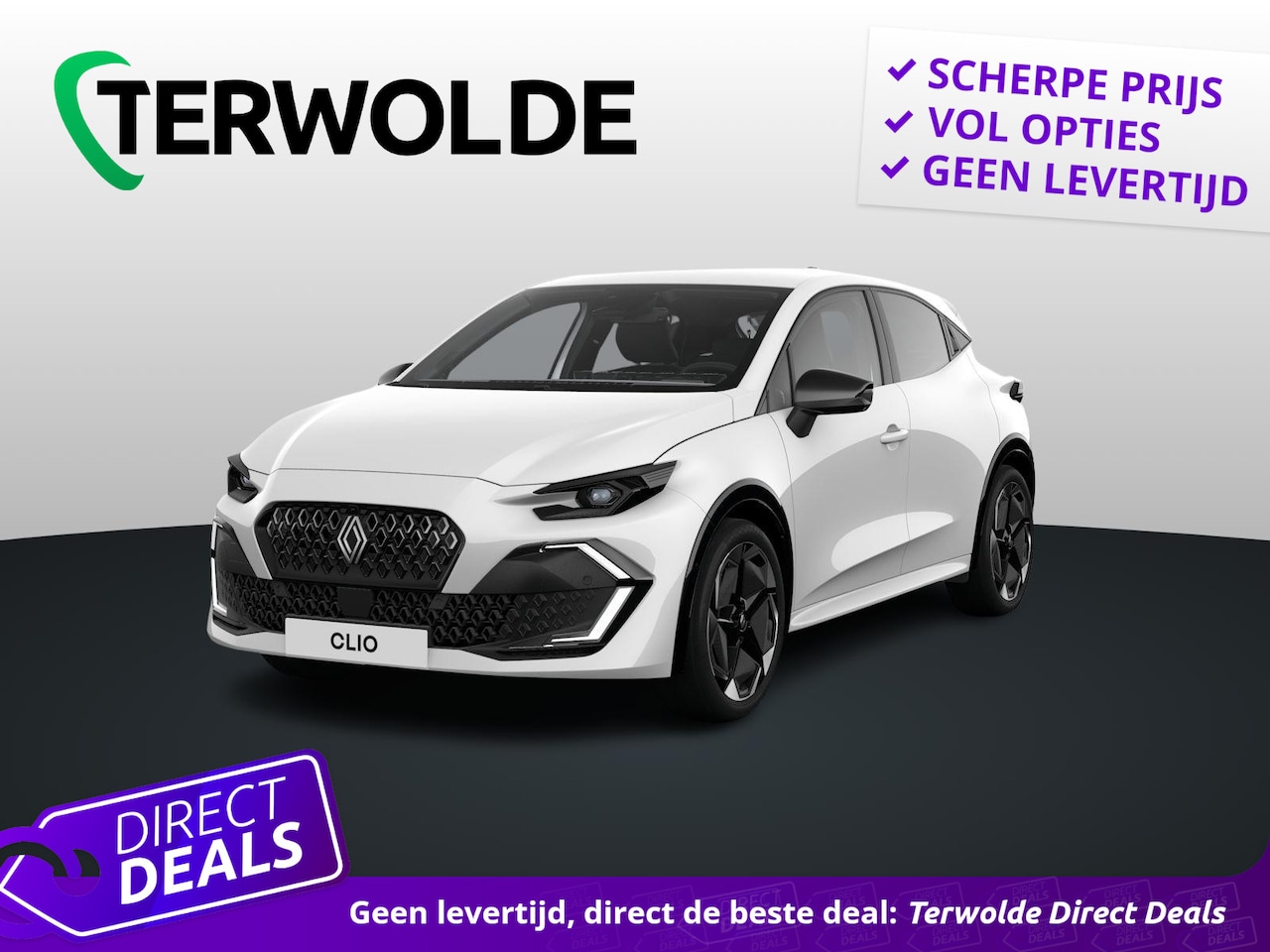 Renault Clio - techno full hybrid E-Tech 160 pk | pack winter, safety & parking | lichtmetalen wielen 18" - AutoWereld.nl