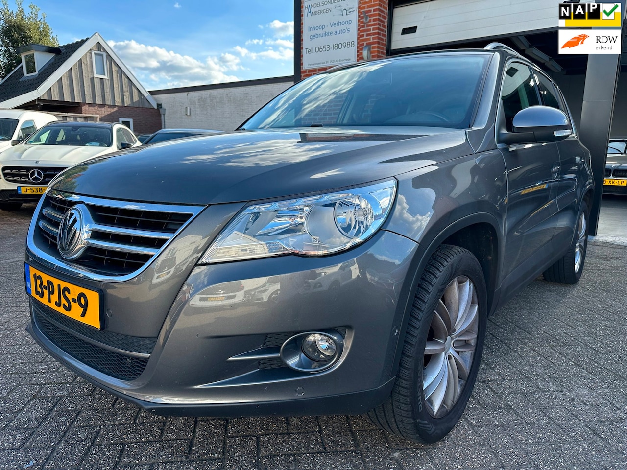 Volkswagen Tiguan - 2.0 TSI Sport&Style 4Motion AUTOMAAT-LEDER-CRUISE-PDC-CLIMA - AutoWereld.nl