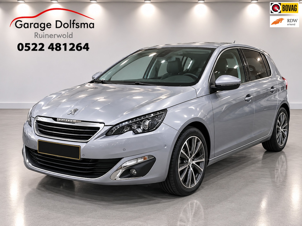 Peugeot 308 - 1.2 PureTech Allure-NL auto-NW RIEM-Navi-Trekhaak-Camera-Pano- - AutoWereld.nl
