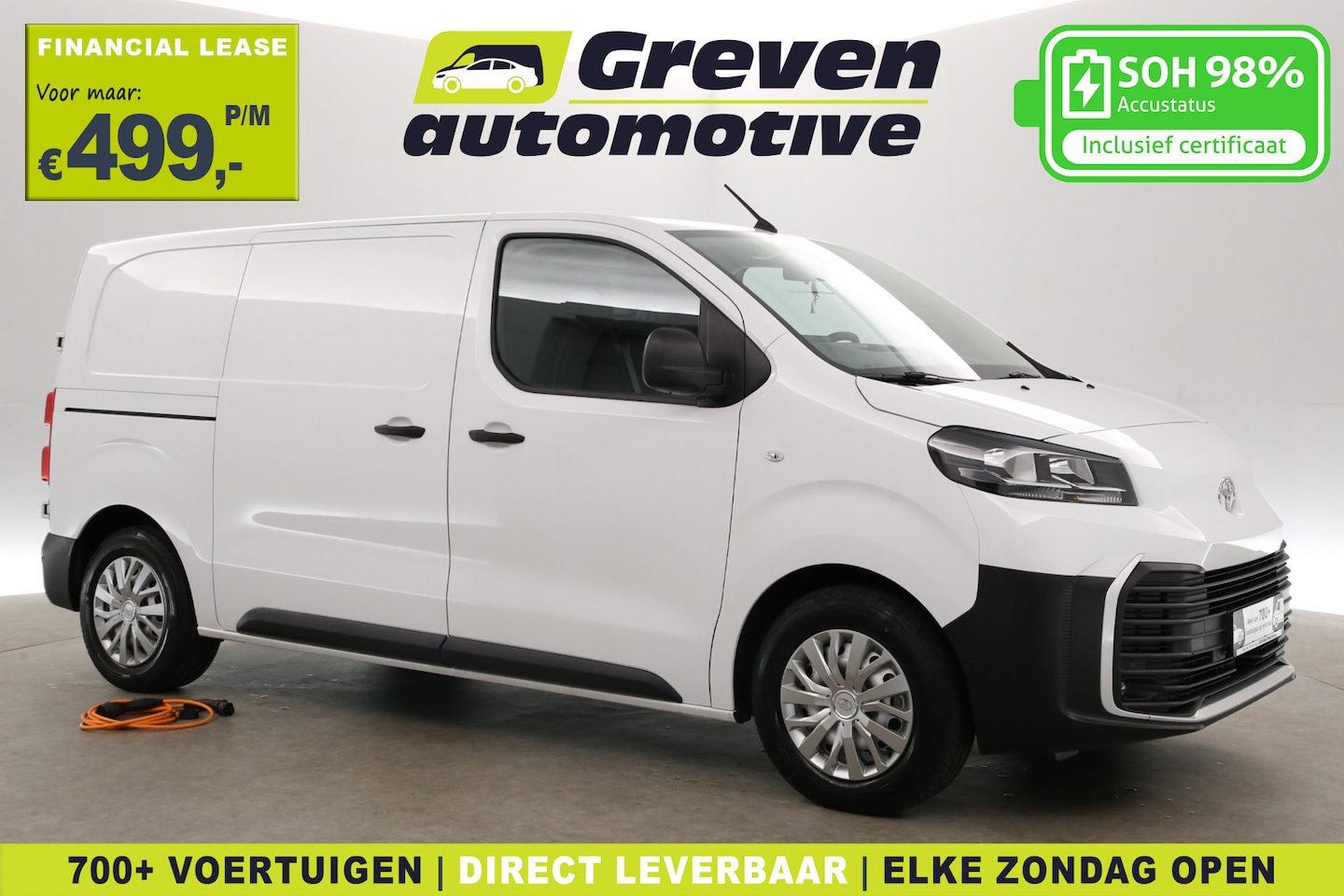 Toyota ProAce Electric Worker - 75 kWh L2H1 | Snelladen | SOH 98% | Airco | Camera | Virtual | 3 Zits | Cruise | Carplay - AutoWereld.nl