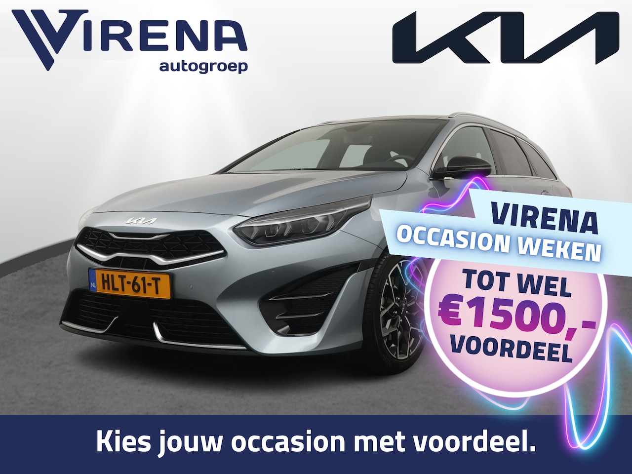 Kia Cee'd Sportswagon - Ceed 1.5 T-GDi GT-Line Automaat - Kantel/Schuifdak - ACC - Stoel / Stuurwielverwarming - N - AutoWereld.nl