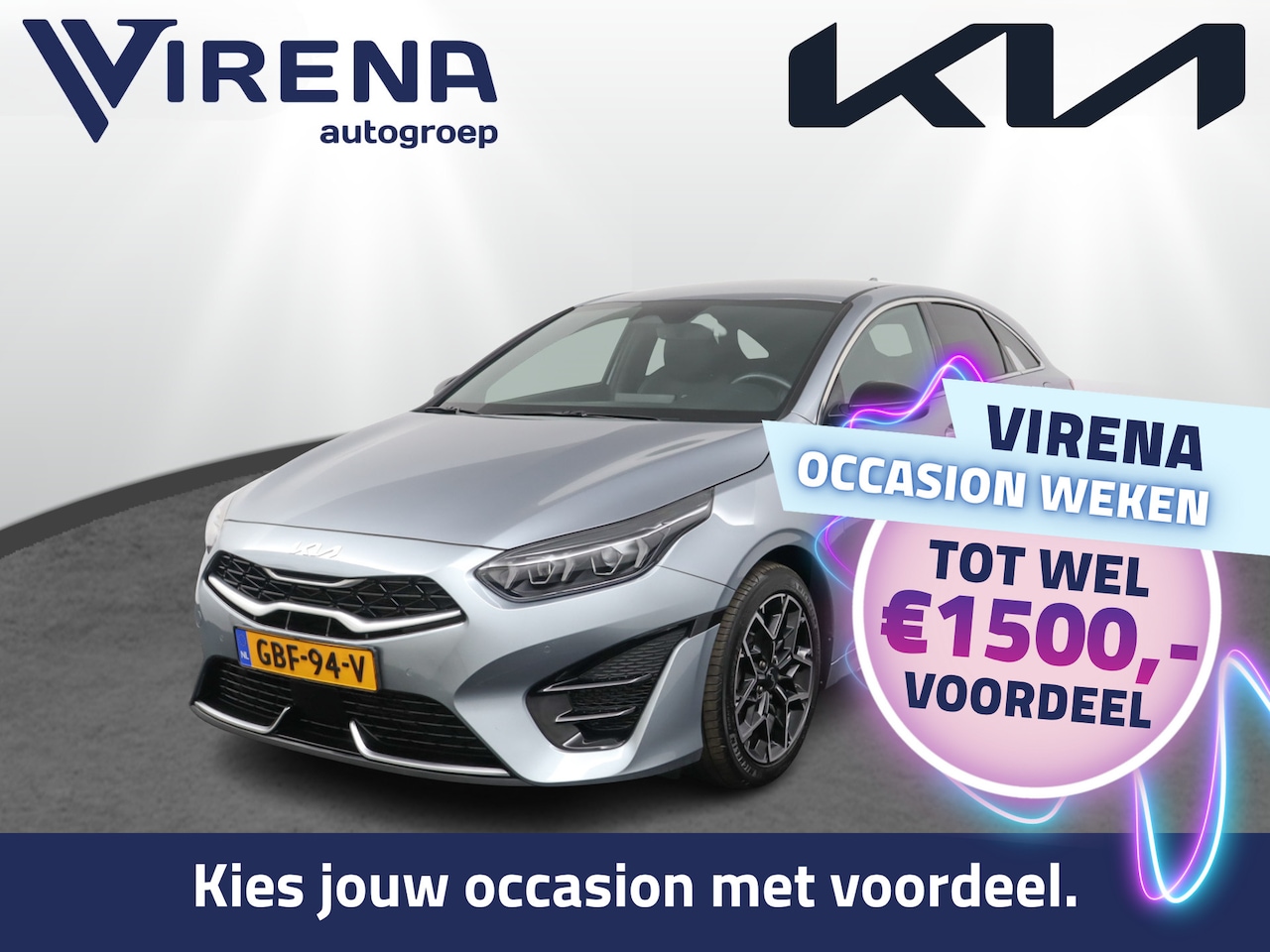 Kia Pro cee'd - 1.5 T-GDi GT-Line Automaat - Apple Carplay/Android Auto - Cruise Control - Dodehoekdetecti - AutoWereld.nl