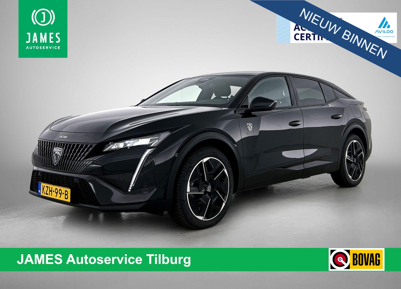 Peugeot 408 - 1.6 HYbrid 225 GT 3D-VIRTUAL | 360-CAMERA | AD-CRUISE | EL-ACHTERKLEP - AutoWereld.nl