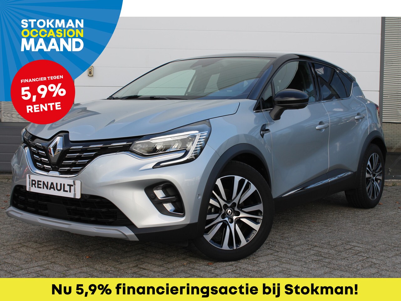 Renault Captur - 1.6 E-Tech full hybrid 145 PK iconic | Lederen bekleding en stoel elektrisch bedienbaar | - AutoWereld.nl