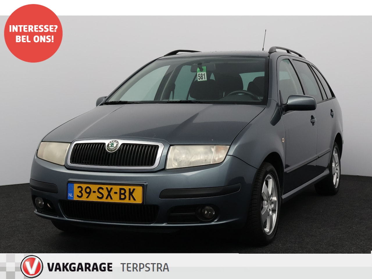 Skoda Fabia Combi - 1.4-16V Spirit+/ 15''LMV/ Trekhaak!/ Airco/ Cruise/ C.V.Afstand/ Elek.pakket/ Metallic Lak - AutoWereld.nl