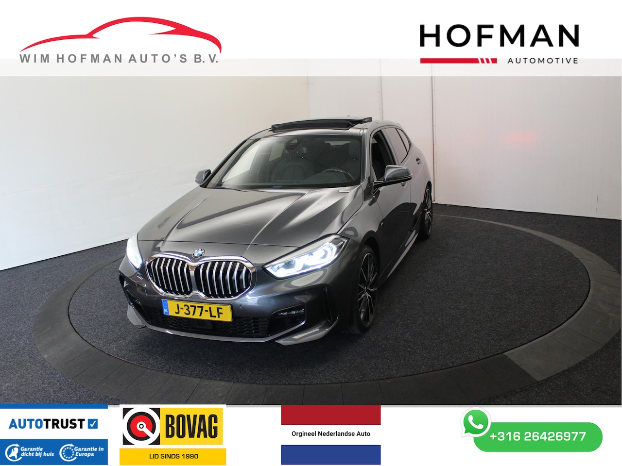 BMW 1-serie - 118i High Executive M-Sport Pano Camera Vol Leder - AutoWereld.nl
