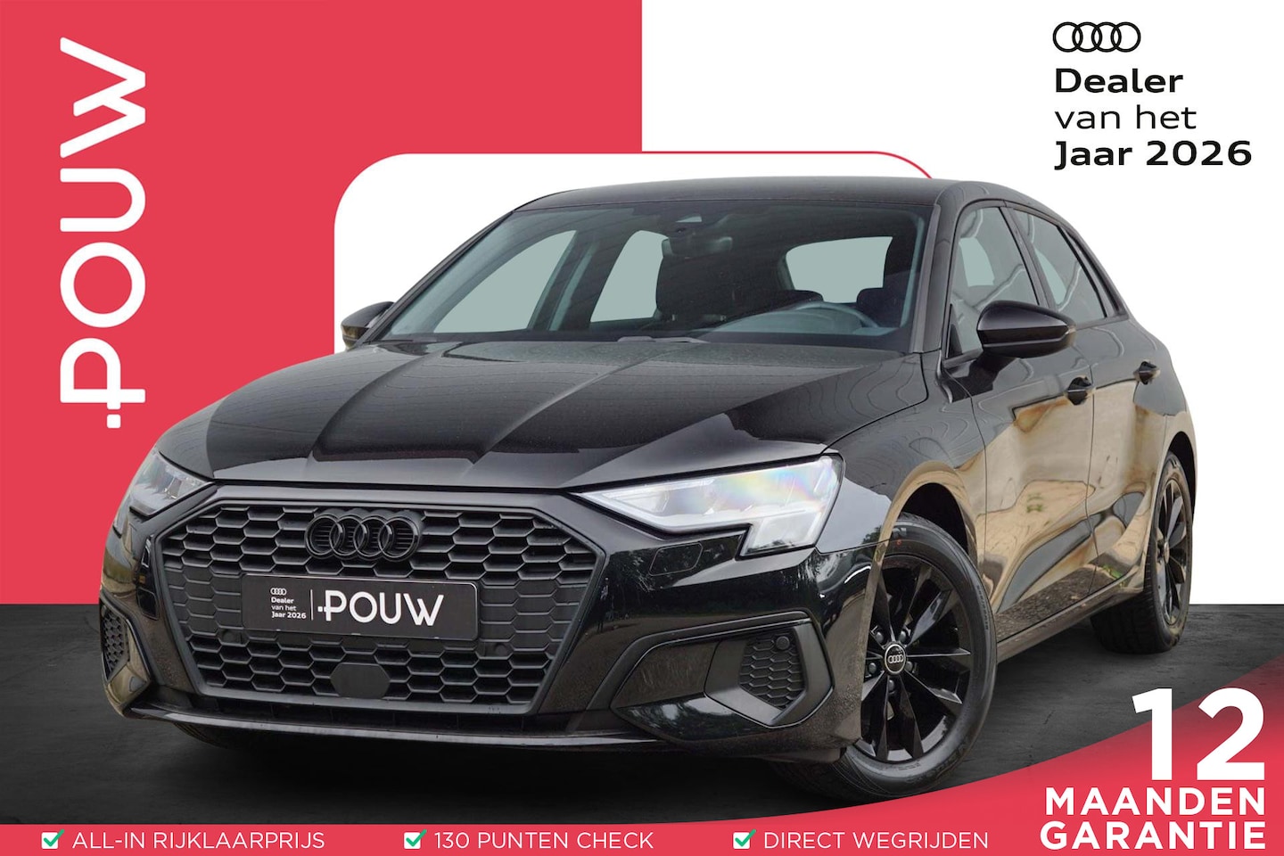 Audi A3 Sportback - 30 TFSI 110pk MHEV Pro Line | Trekhaak | Camera | Smartphone Interface | Cruise Control - AutoWereld.nl