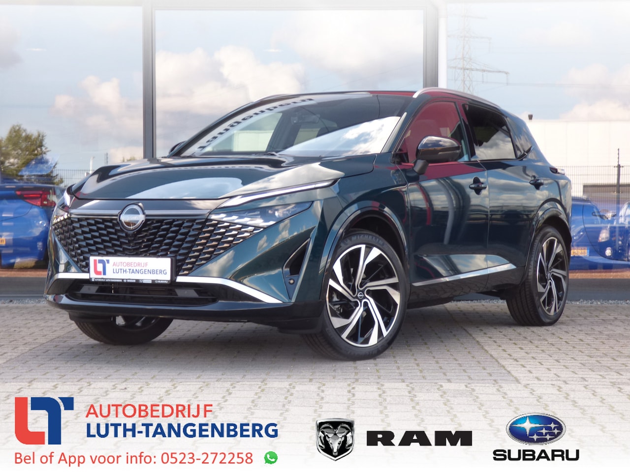 Nissan Qashqai - 1.3 MHEV Xtronic Tekna Plus + | Deep Ocean Blue Pearl | - AutoWereld.nl