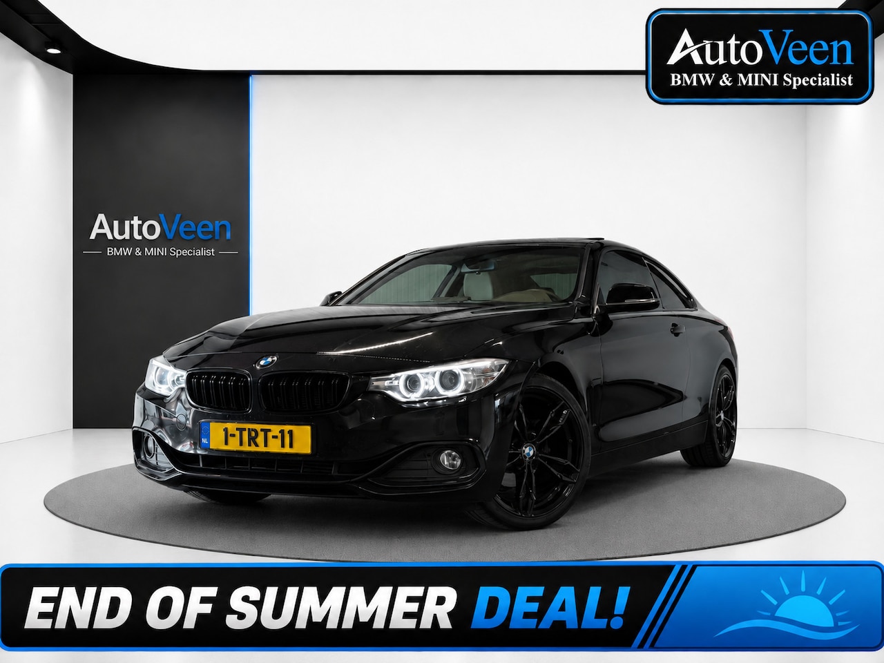 BMW 4-serie Coupé - 420i High Executive (PANO, LED, STOELVERWARMING, LEER, DEALER ONDERHOUDEN) - AutoWereld.nl