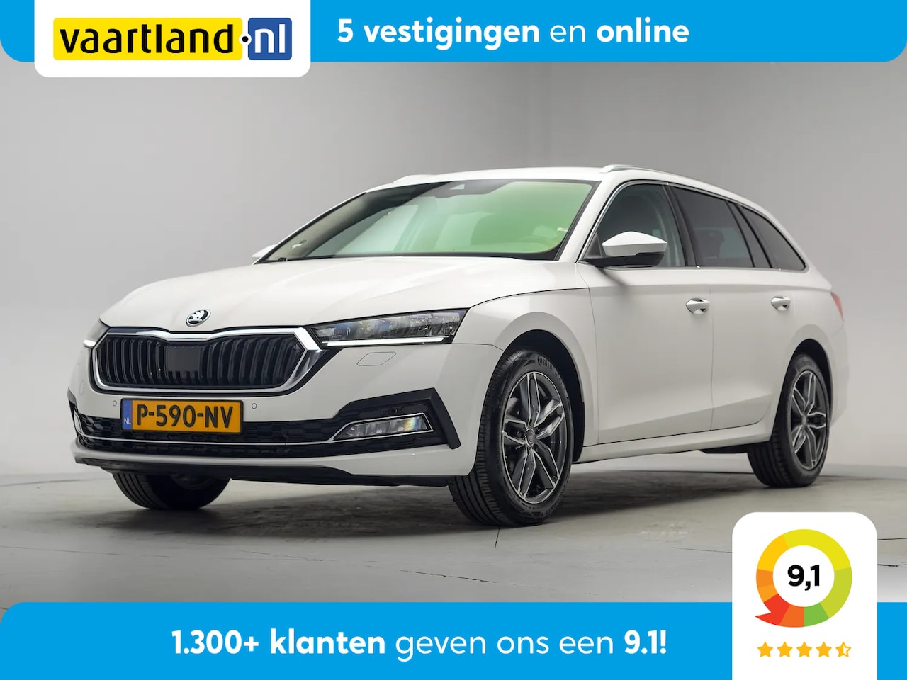 Skoda Octavia Combi - 1.0 TSI Business Edition Plus Aut. [ LED Apple/Android Adapt.cruise ] - AutoWereld.nl