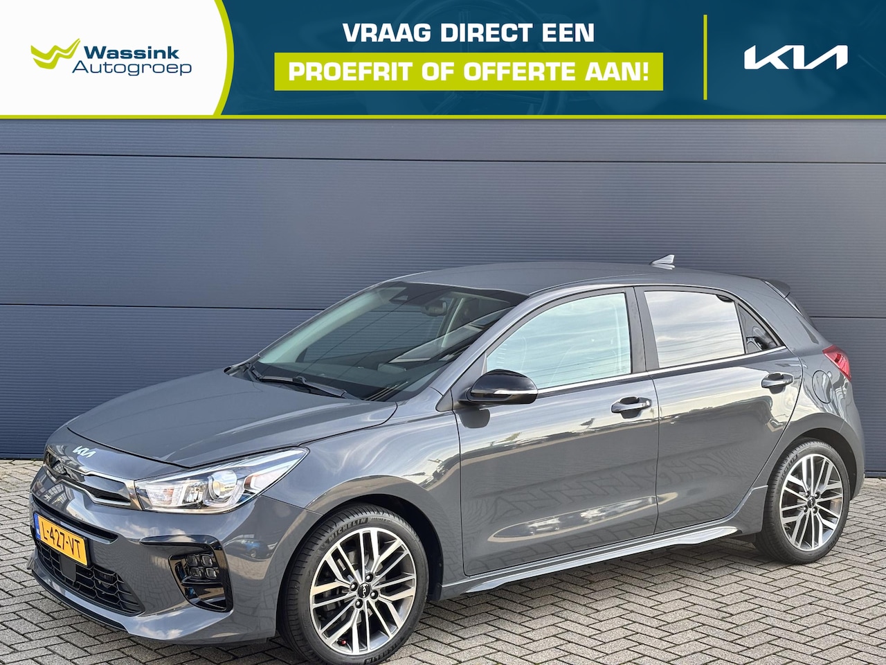 Kia Rio - 1.0 T-GDi MHEV GT-Line | Stoel/stuur verw. | Navi | Airco | Carplay - AutoWereld.nl