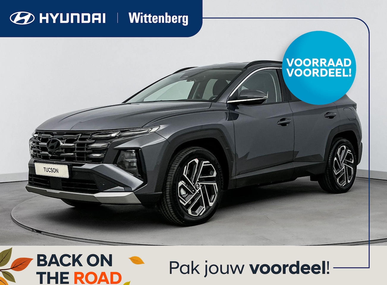 Hyundai Tucson - 1.6 T-GDI HEV Premium Sky | Apple Carplay/Android Auto | Lichtmetalen velgen 5-spaaks 19" - AutoWereld.nl