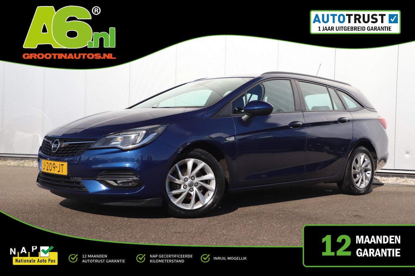 Opel Astra Sports Tourer - 1.2 Business Edition 131PK Trekhaak Navigatie Achteruitrijcamera Carplay Android LMV Clima - AutoWereld.nl