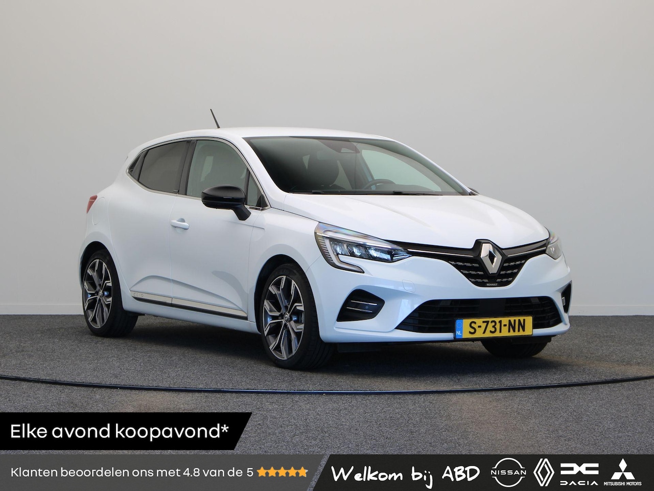 Renault Clio - E-Tech Hybrid 140pk Intens | Trekhaak | 17" velgen | Stoel- en stuurverwarming | Achteruit - AutoWereld.nl