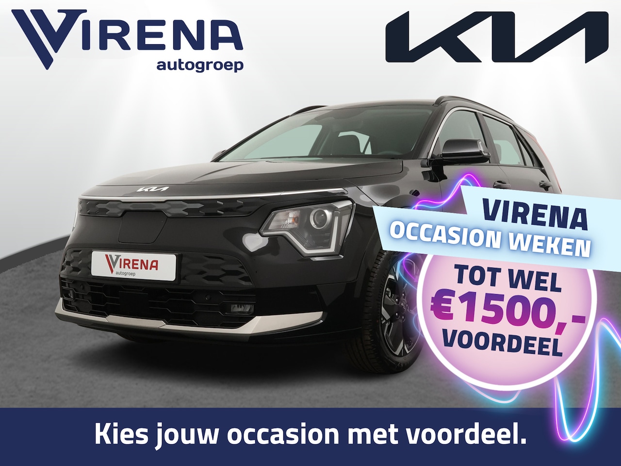 Kia Niro EV - DynamicLine 64.8 kWh - Navigatie - Apple Carplay/Android Auto - Parkeersensoren voor en ac - AutoWereld.nl