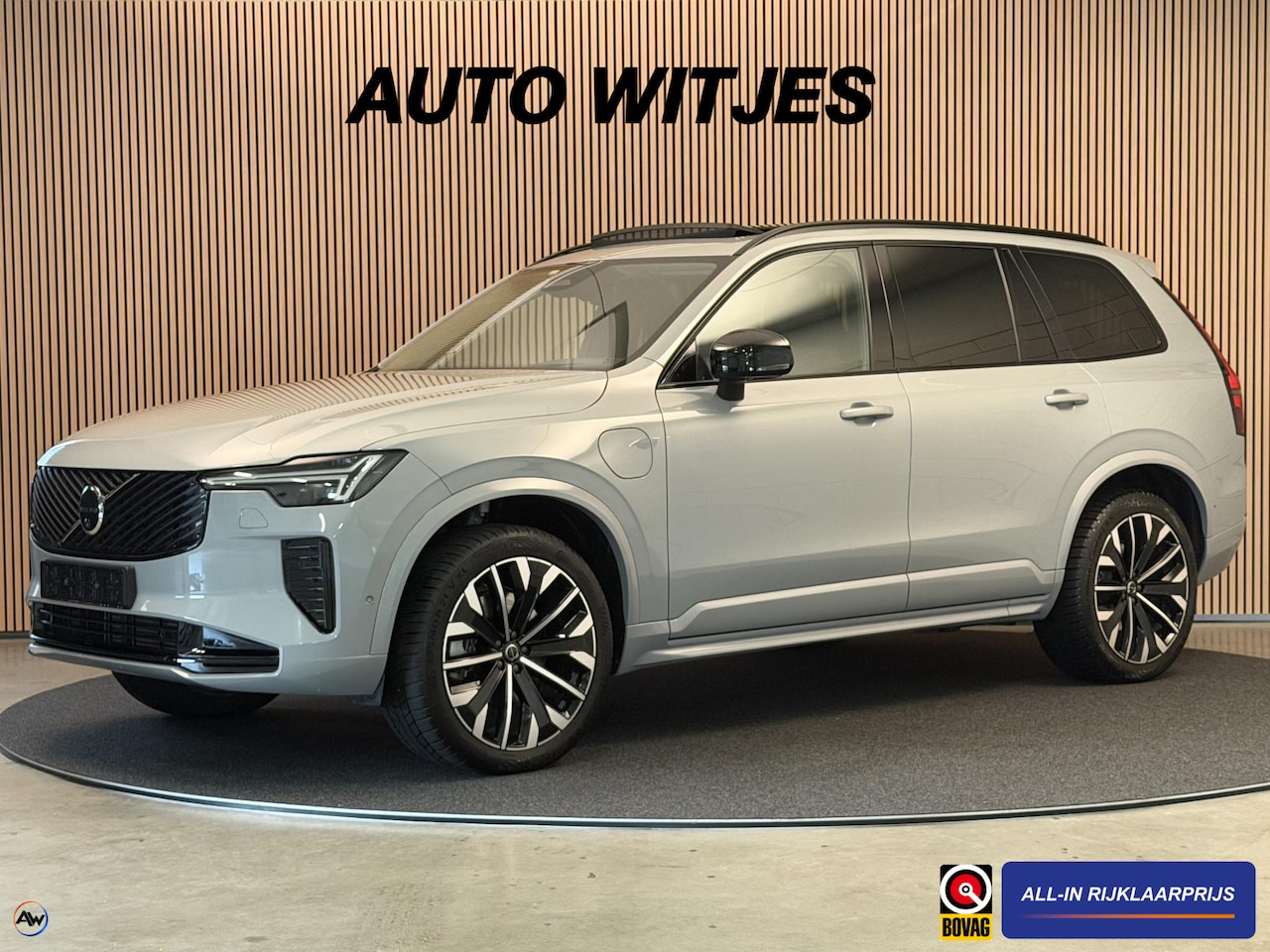 Volvo XC90 - 2.0 T8 450PK Plug-in hybrid AWD Ultra Dark | Panodak | LED | Leder | H & K | Memory | 360 - AutoWereld.nl