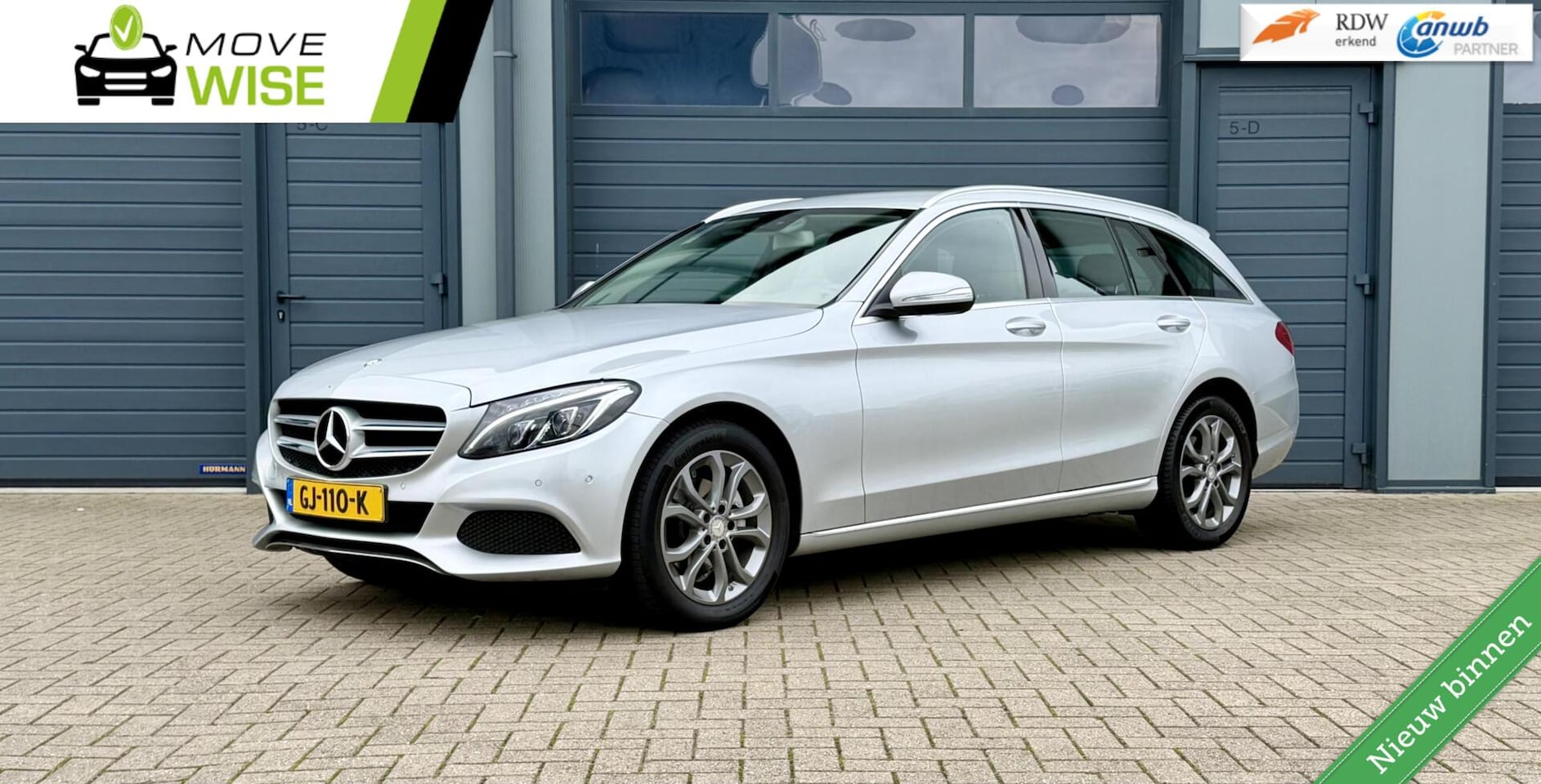 Mercedes-Benz C-klasse Estate - 180 - 156pk Ambition | Nieuwe Model | Automaat | 1e Eigenaar | Dealeronderhouden | 155.000 - AutoWereld.nl