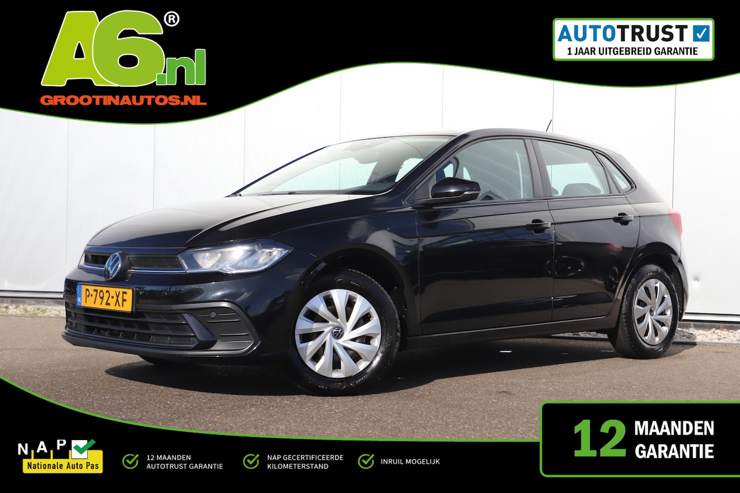 Volkswagen Polo - 1.0 TSI Polo 95PK NAP Carplay Android Navigatie Airco Cruise Control - AutoWereld.nl